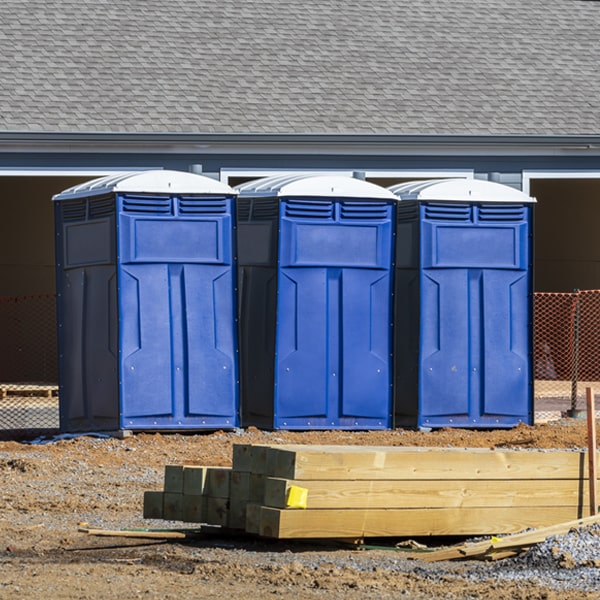 what is the cost difference between standard and deluxe porta potty rentals in Ringgold MD